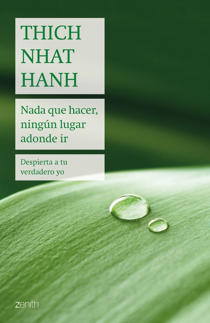 Nada que hacer, ningún lugar adonde ir, de Hanh | portada del libro