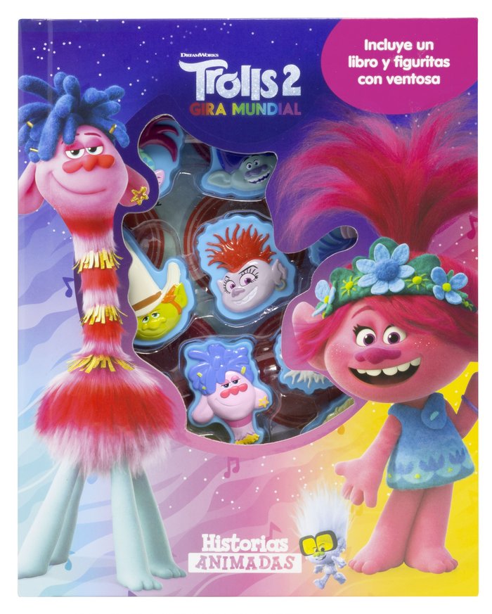 Trolls 2. Historias animadas, de Dreamworks | portada del libro