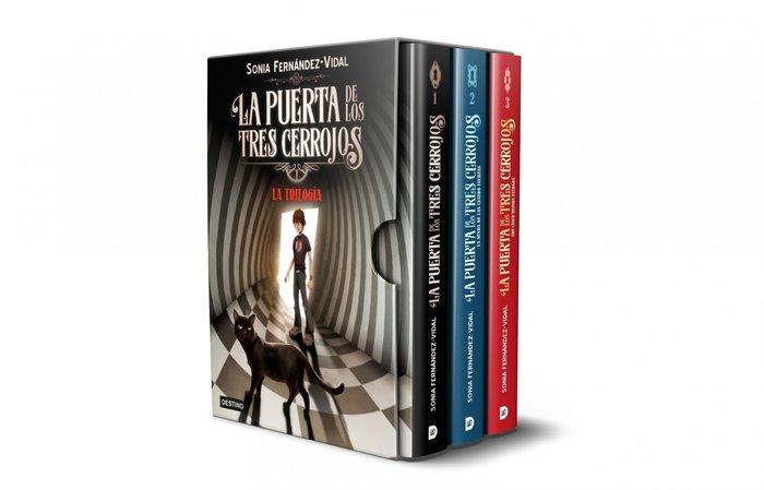 Estuche trilogía La puerta de los tres cerrojos, de Fernández-Vidal | portada del libro