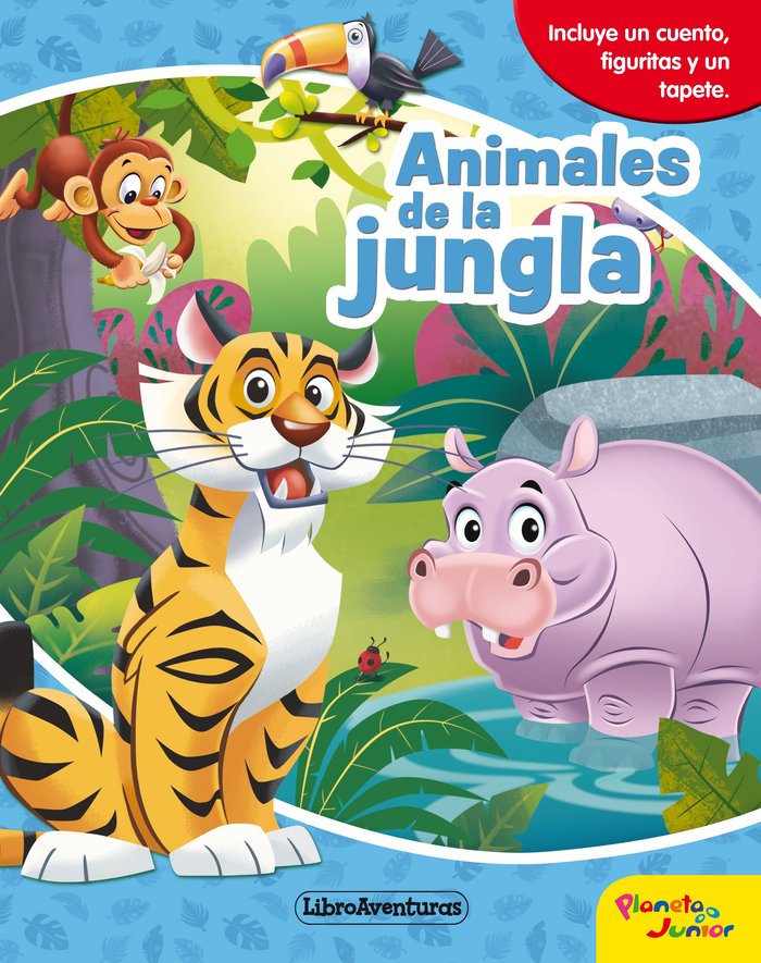 Animales de la jungla. Libroaventuras, de AA. VV. | portada del libro