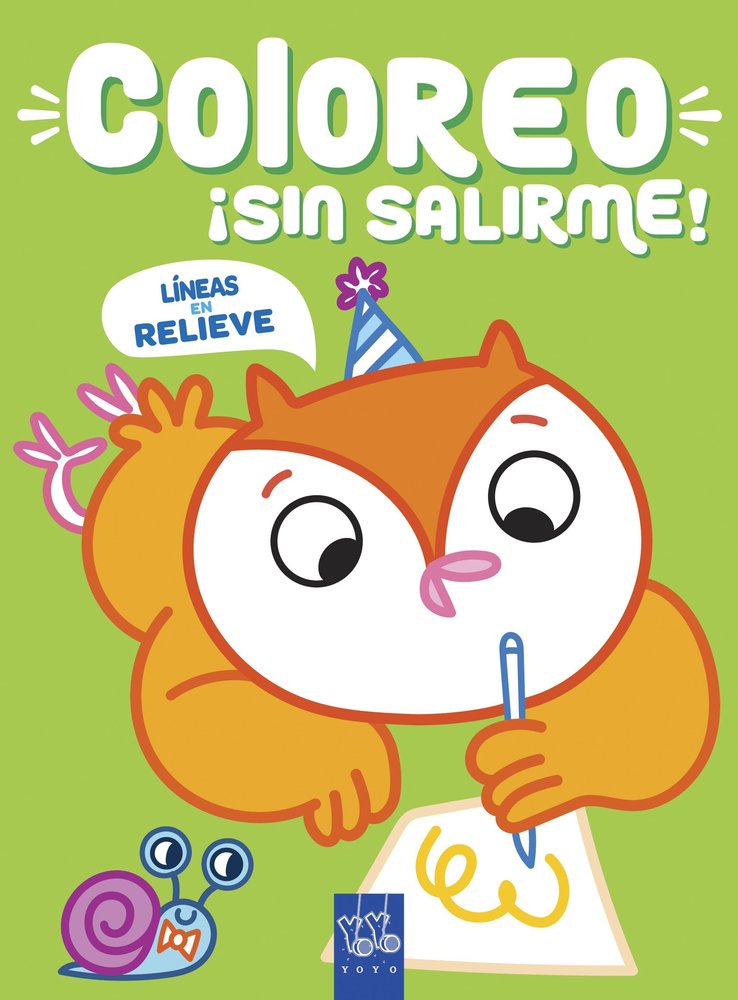 Coloreo ¡sin salirme! Búho, de YOYO | portada del libro