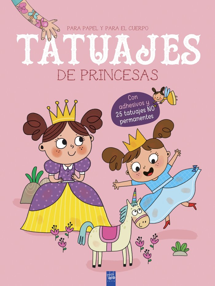 Tatuajes de princesas, de YOYO | portada del libro