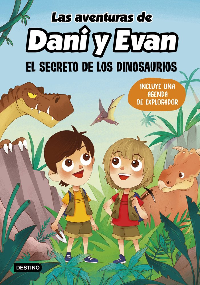 Las aventuras de Dani y Evan. El secreto de los dinosaurios, de Las aventuras de Dani y Evan | portada del libro