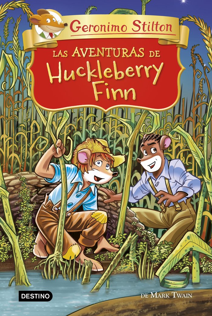 Las aventuras de Huckleberry Finn, de Stilton, Geronimo | portada del libro