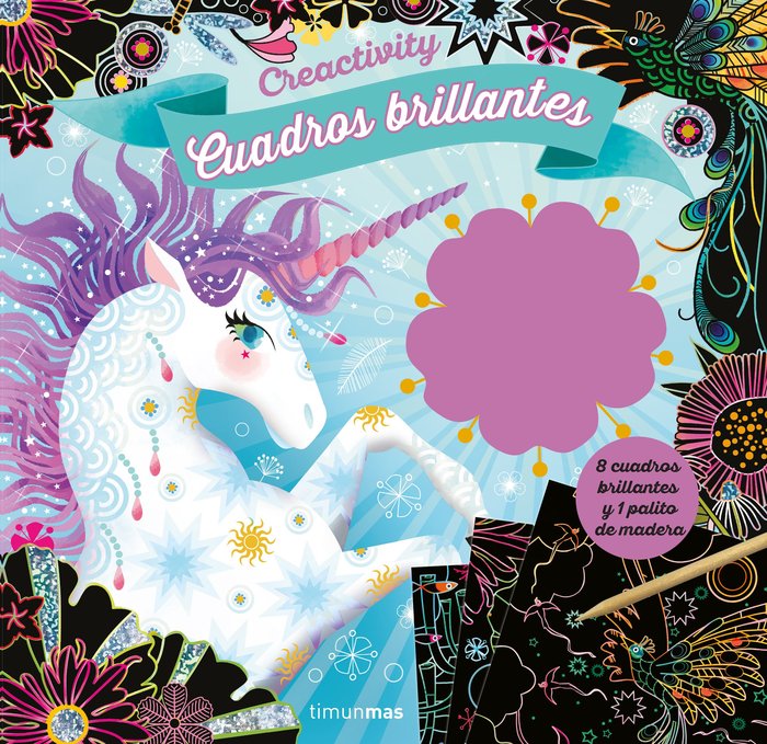 Creactivity. Animales mágicos. Cuadros brillantes para rascar, de Varios Autores | portada del libro