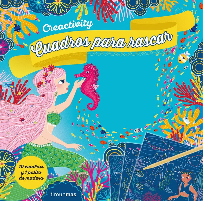 Creactivity. Sirenas. Cuadros para rascar, de Varios Autores | portada del libro