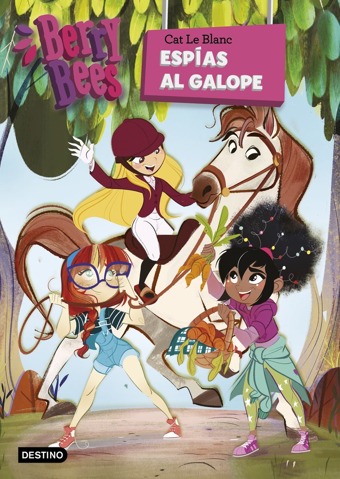 Espías al galope, de Le Blanc, Cat | portada del libro