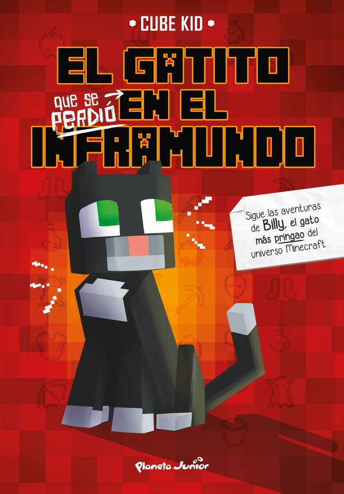 El gatito que se perdió en el Inframundo, de Cube Kid | portada del libro