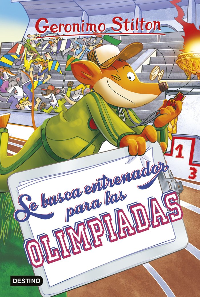 Se busca entrenador para las olimpiadas, de Stilton, Geronimo | portada del libro