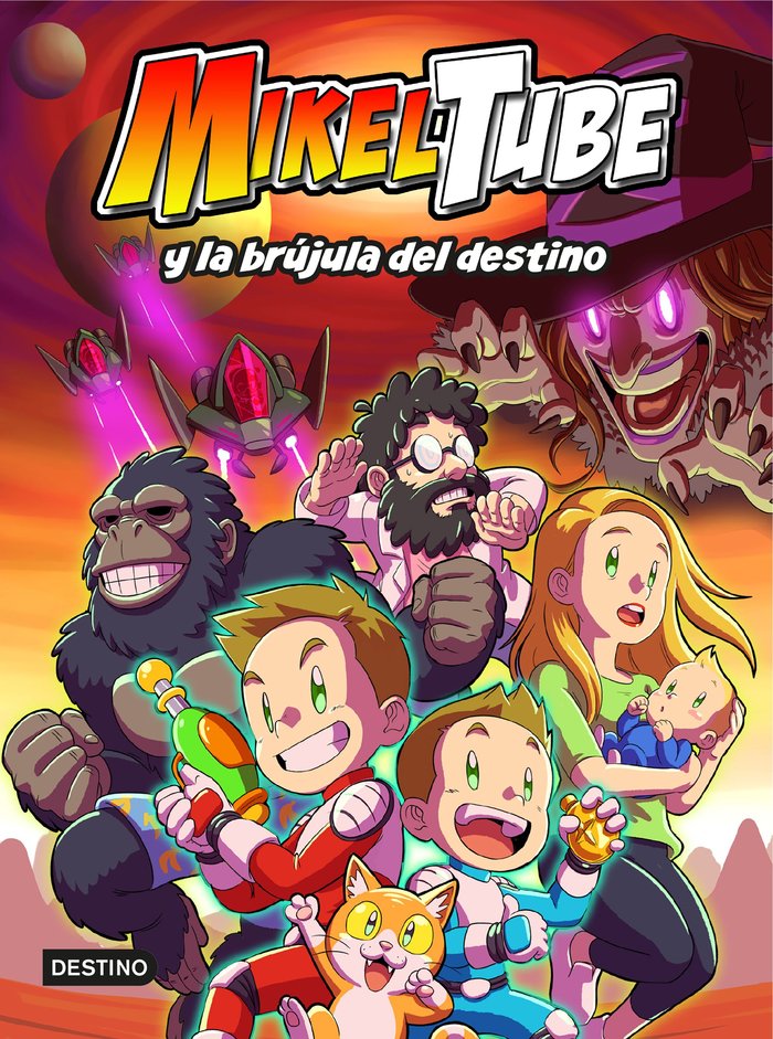 Mikeltube 1. MikelTube y la brújula del destino, de Mikeltube | portada del libro