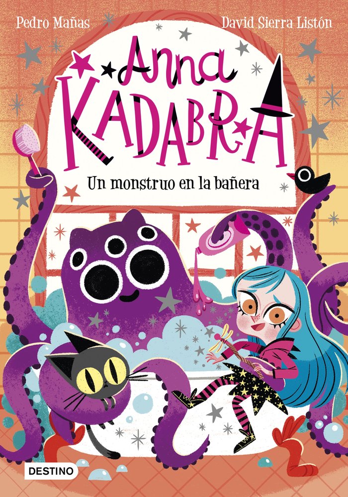 Anna Kadabra 3. Un monstruo en la bañera, de Mañas, Pedro | portada del libro