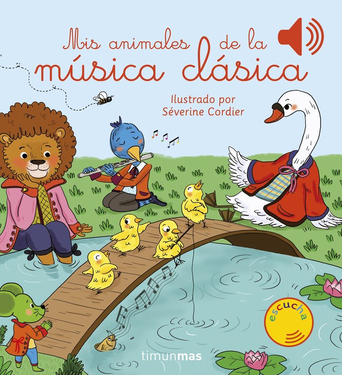 Mis animales de la música clásica, de Cordier, Severine | portada del libro