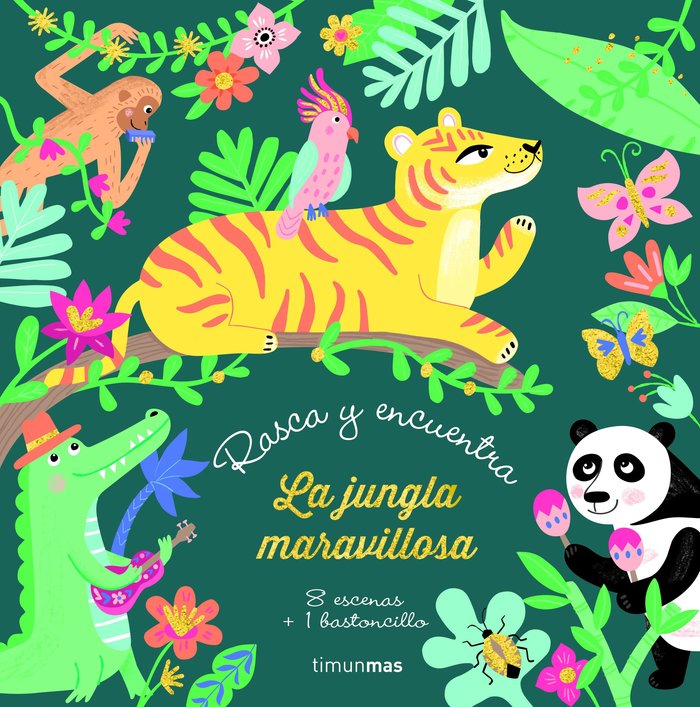 Rasca y encuentra. La jungla maravillosa, de Meyer | portada del libro