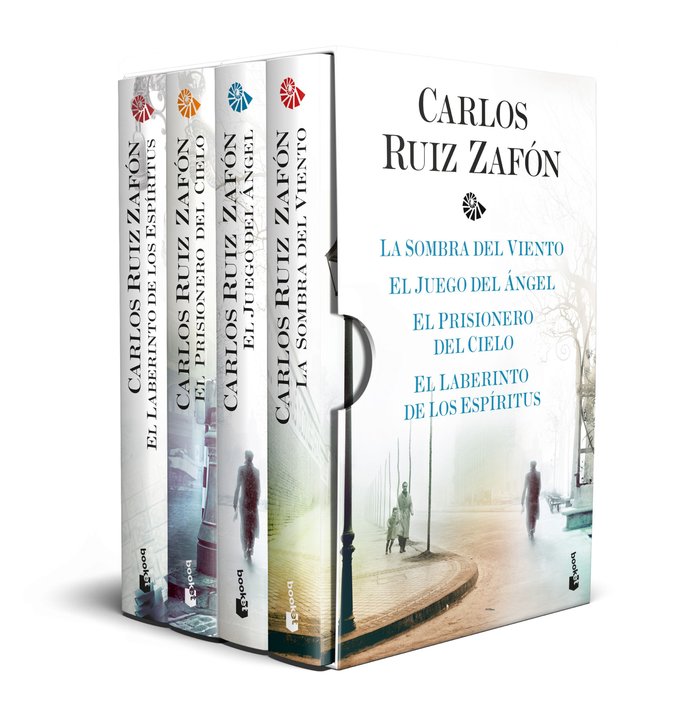 Estuche Tetralogía La Sombra del Viento, de Ruiz Zafón, Carlos | portada del libro