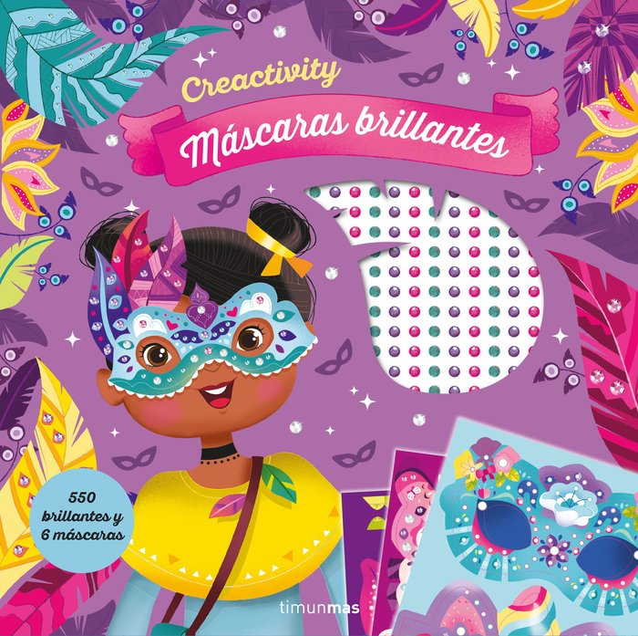 CREACTIVITY. MASCARAS CON BRILLANTES, de VVAA | portada del libro
