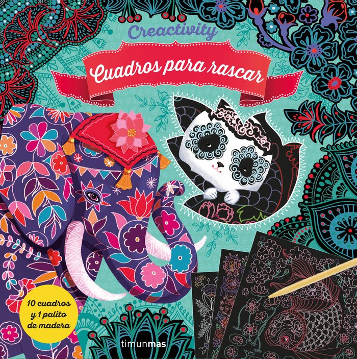 CREACTIVITY. ANIMALES DEL MUNDO. CUADROS PARA RASC, de VVAA | portada del libro