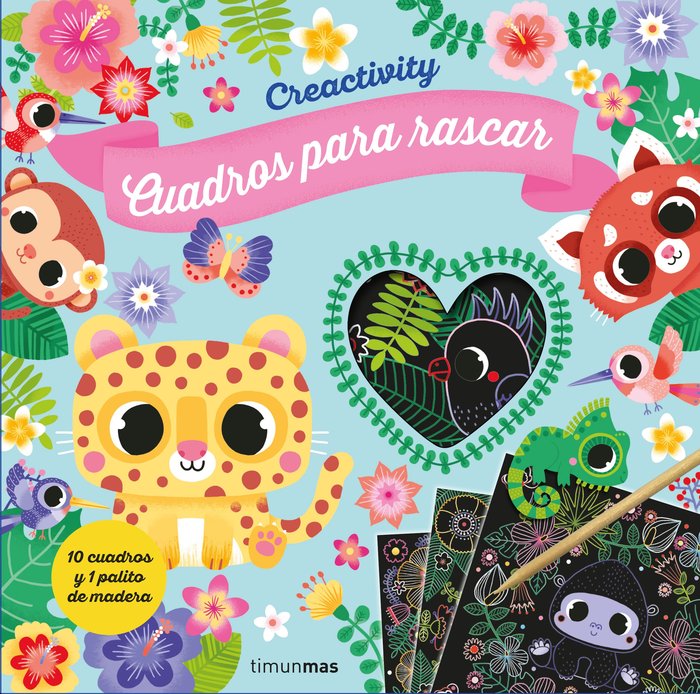 CREACTIVITY. ANIMALES MONISIMOS. CUADROS PARA RASC, de VVAA | portada del libro