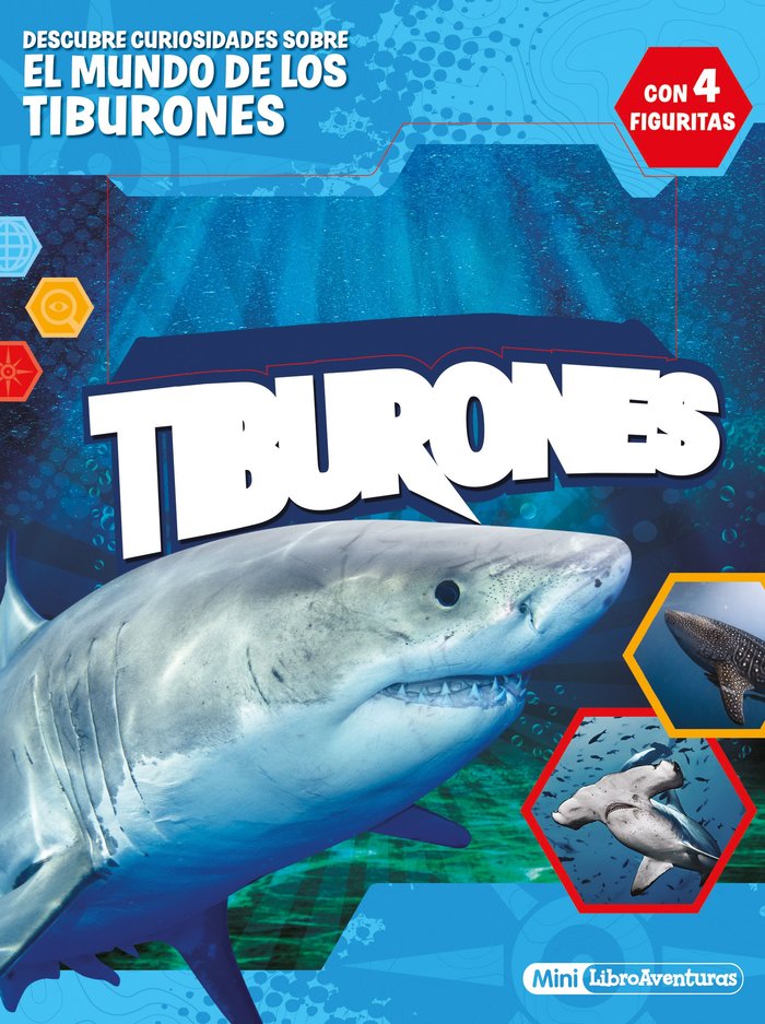 TIBURONES. MINI-LIBROAVENTURAS, de AA. VV. | portada del libro
