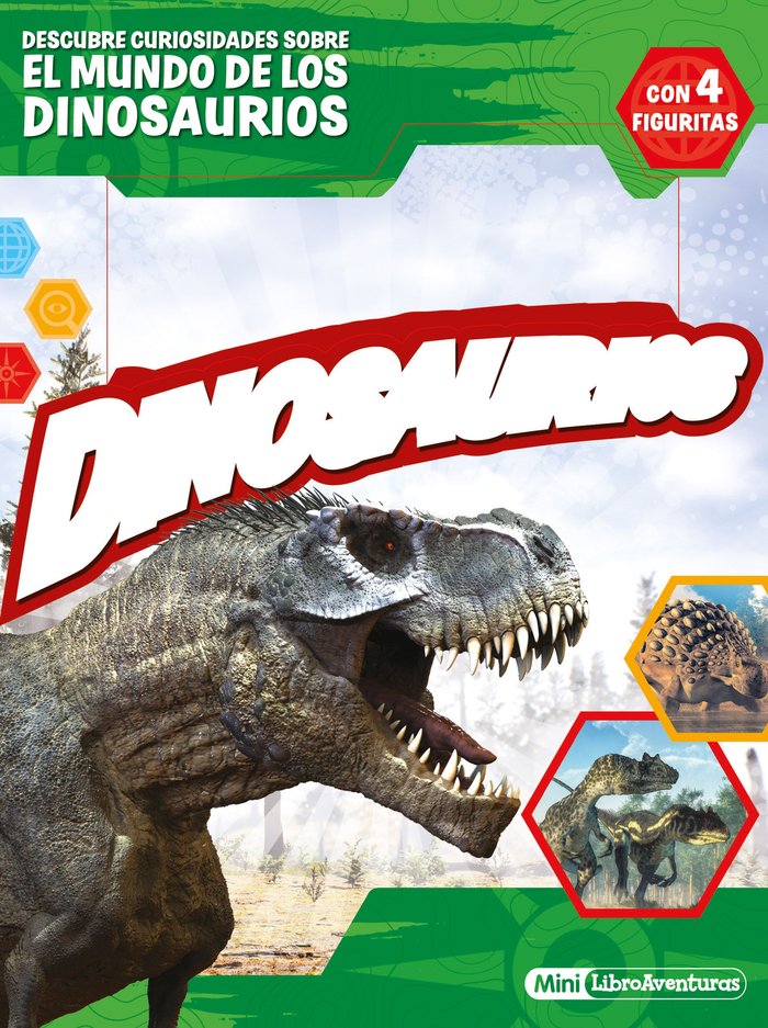 DINOSAURIOS. MINI-LIBROAVENTURAS, de AA. VV. | portada del libro