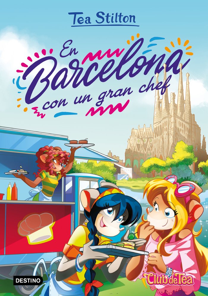 En Barcelona con un gran chef, de Stilton, Tea | portada del libro