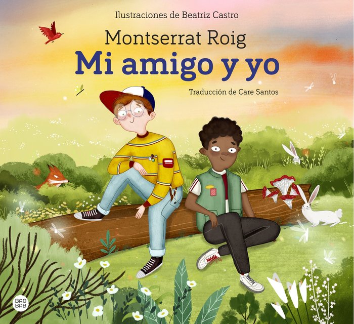 MI AMIGO Y YO, de MONTSERRAT ROIG | portada del libro