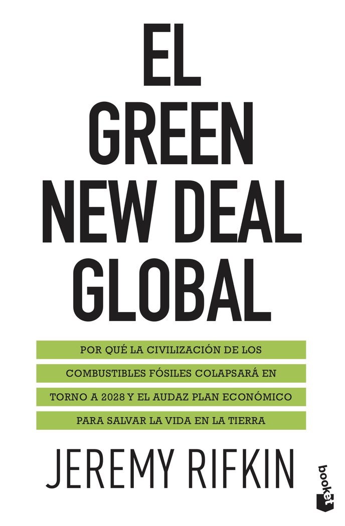 El Green New Deal global, de Rifkin, Jeremy | portada del libro