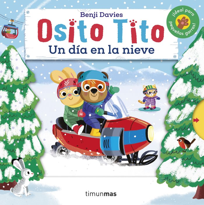 OSITO TITO. UN DIA EN LA NIEVE, de BENJI DAVIES | portada del libro
