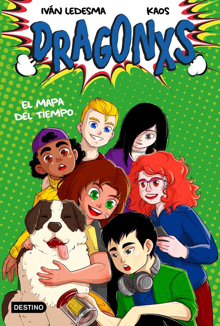 DRAGONXS 2. EL MAPA DEL TIEMPO, de ISAAC LEDESMA Y KAOS | portada del libro