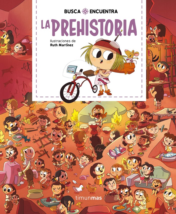 BUSCA Y ENCUENTRA. LA PREHISTORIA, de NURIA APARICIO | portada del libro