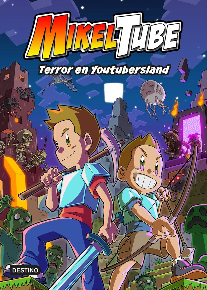 MIKELTUBE 5. TERROR EN YOUTUBERLANDIA, de MIKELTUBE | portada del libro