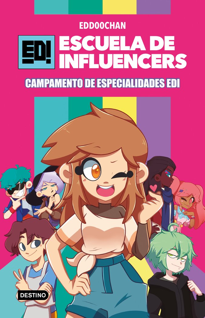 ESCUELA DE INFLUENCERS 1. CAMPAMENTO DE ESPECIALIDADES EDI, de EDD00CHAN | portada del libro