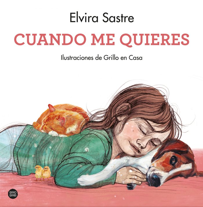 CUANDO ME QUIERES, de ELVIRA SASTRE | portada del libro