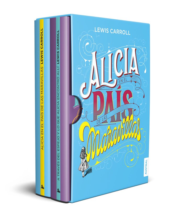 ESTUCHE ALICIA EN EL PAIS DE LAS MARAVILLAS, de LEWIS CARROLL | portada del libro