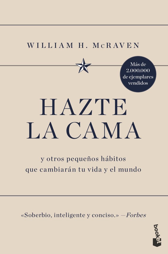 HAZTE LA CAMA, de WILLIAM H. MCRAVEN | portada del libro
