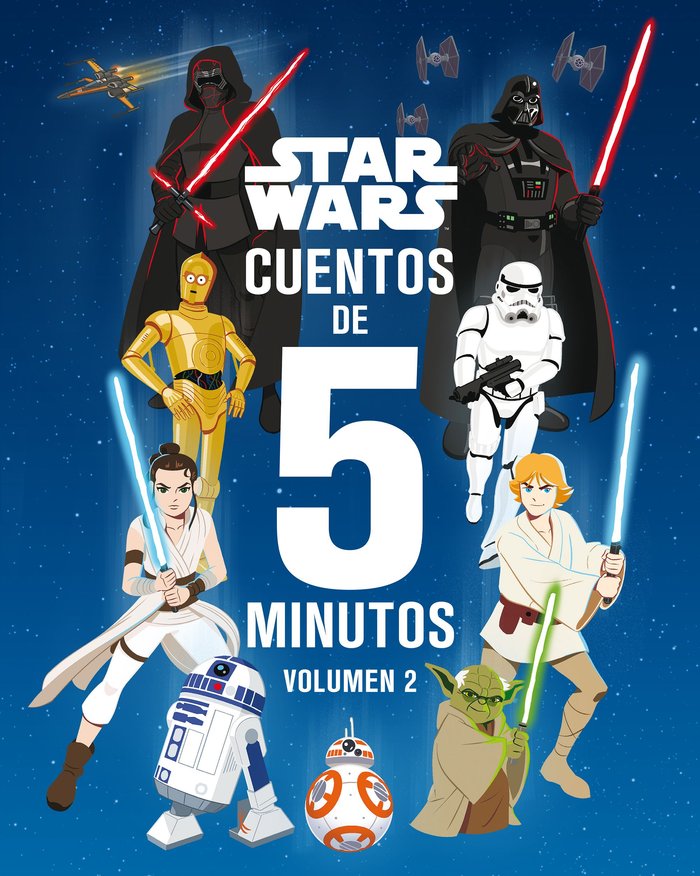 STAR WARS. CUENTOS DE 5 MINUTOS. VOLUMEN 2, de STAR WARS | portada del libro