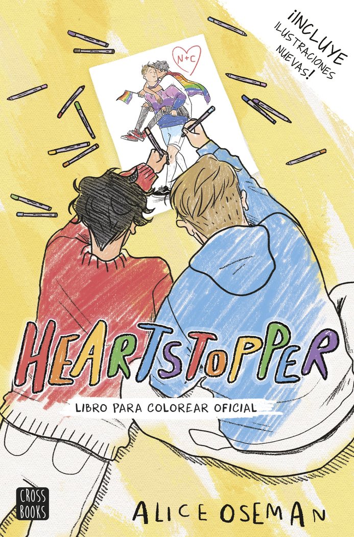 HEARSTOPPER: LIBRO PARA COLOREAR OFICIAL, de ALICE OSEMAN | portada del libro