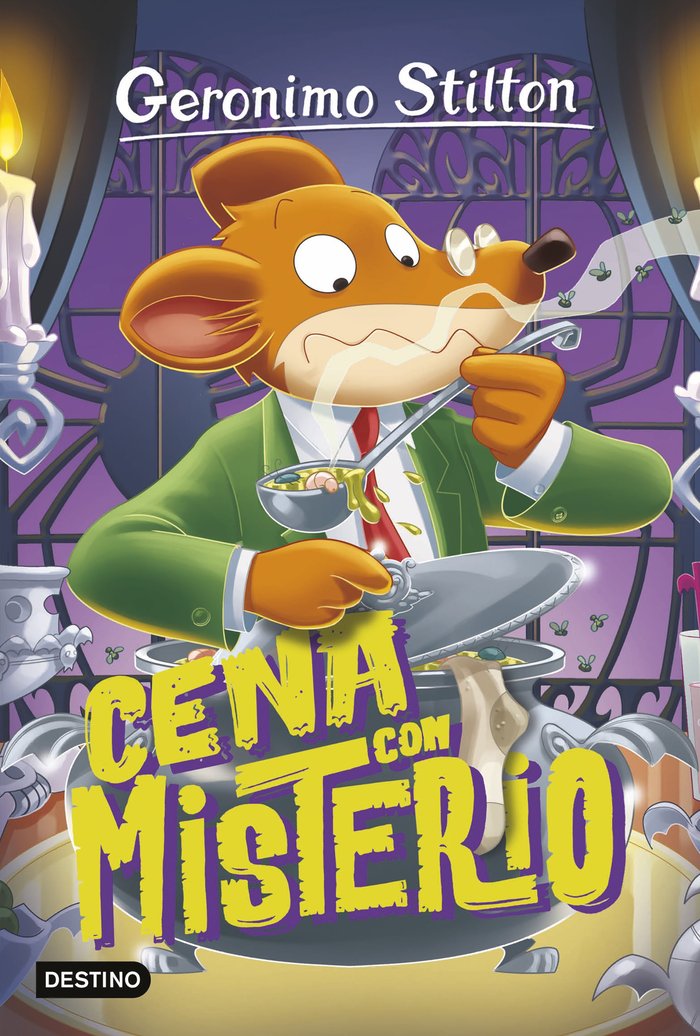 CENA CON MISTERIO, de GERONIMO STILTON | portada del libro