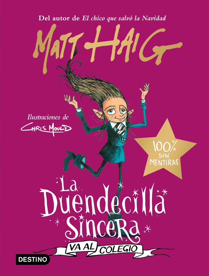 LA DUENDECILLA SINCERA VA AL COLEGIO, de MATT HAIG | portada del libro