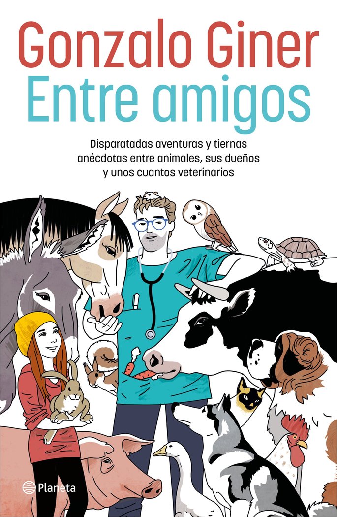 ENTRE AMIGOS, de GONZALO GINER | portada del libro