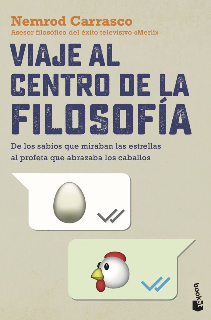VIAJE AL CENTRO DE LA FILOSOFIA, de NEMROD CARRASCO | portada del libro