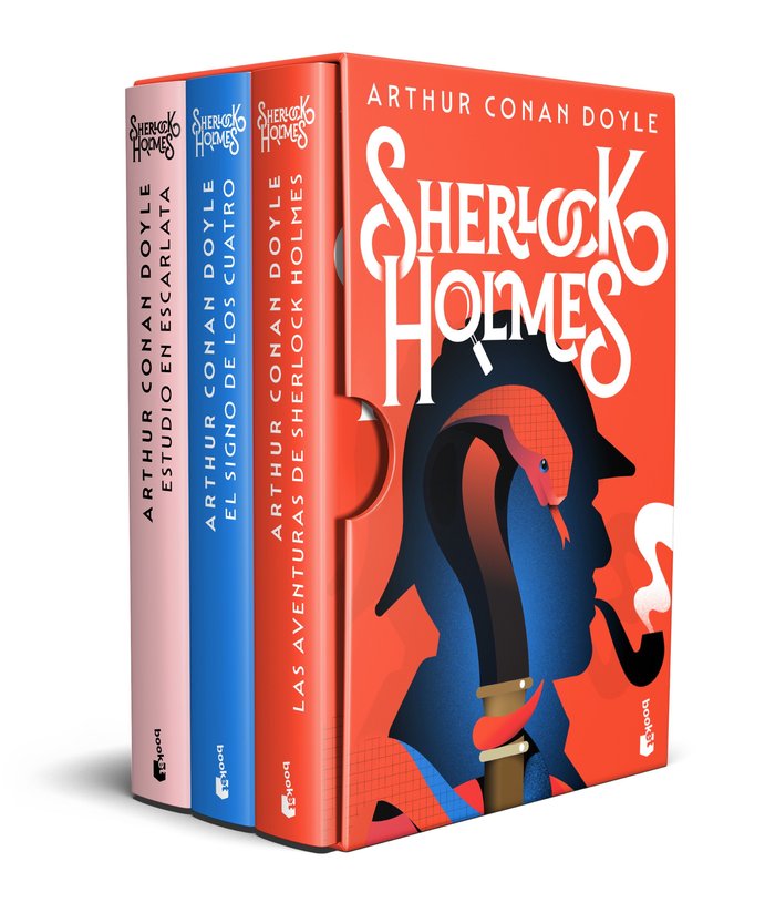 ESTUCHE SHERLOCK HOLMES (ARTHUR CONAN DOYLE), de ARTHUR CONAN DOYLE | portada del libro