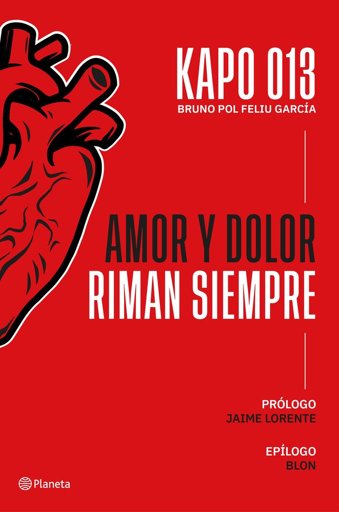 AMOR Y DOLOR RIMAN SIEMPRE, de KAPO013 | portada del libro