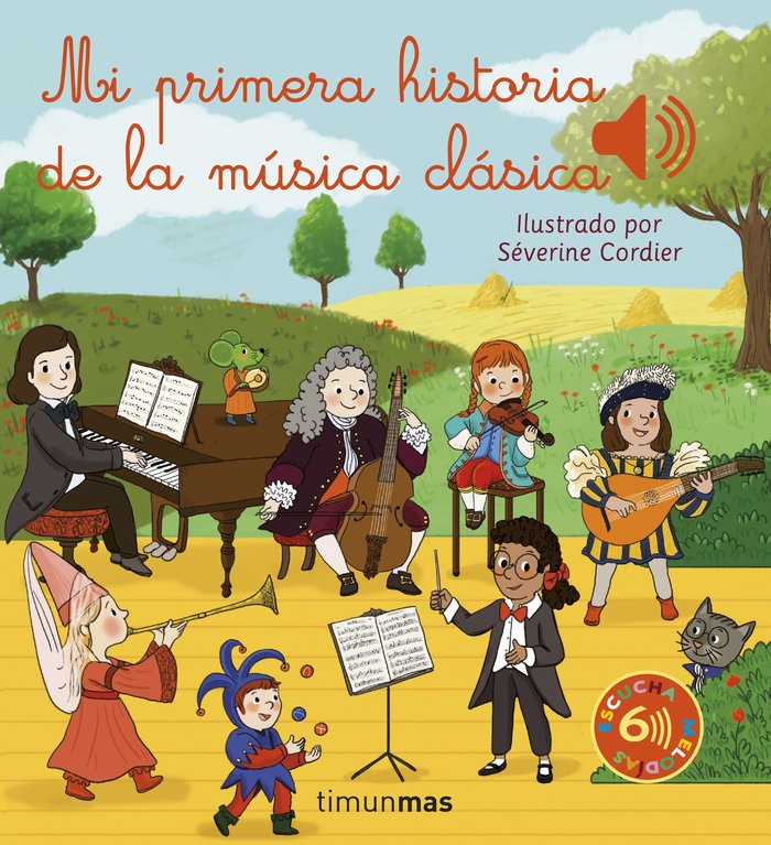 MI PRIMERA HISTORIA DE LA MUSICA CLASICA, de SEVERINE CORDIER | portada del libro