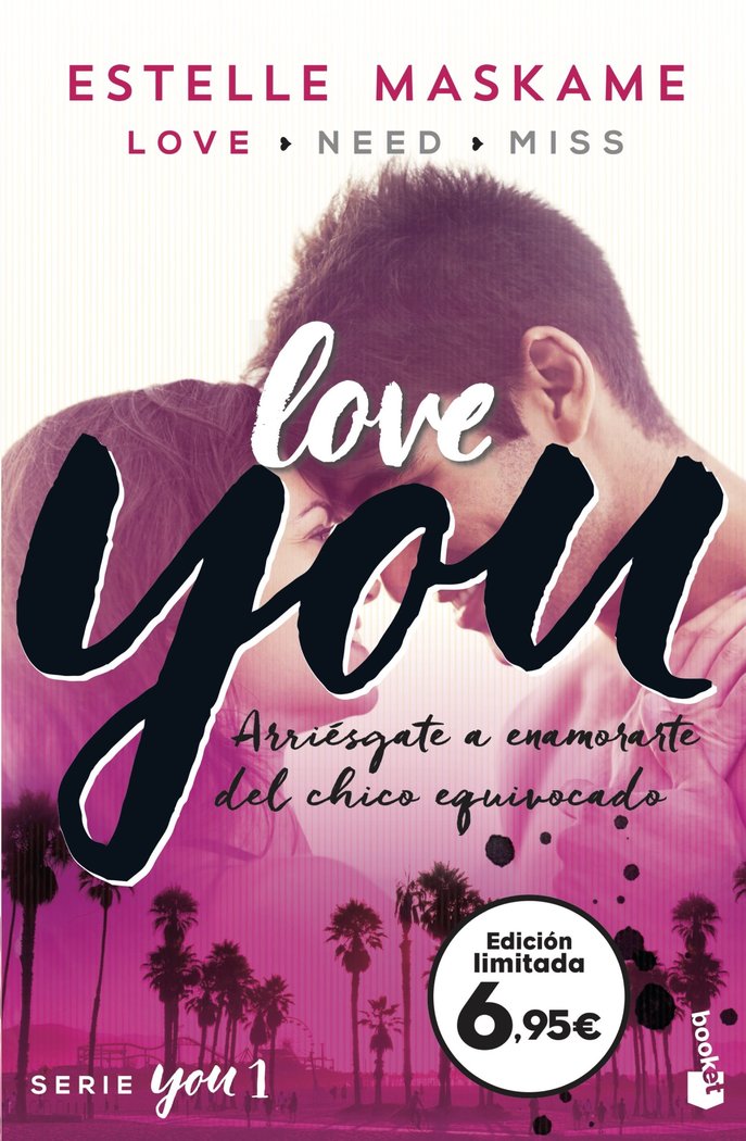 YOU 1. LOVE YOU, de ESTELLE MASKAME | portada del libro