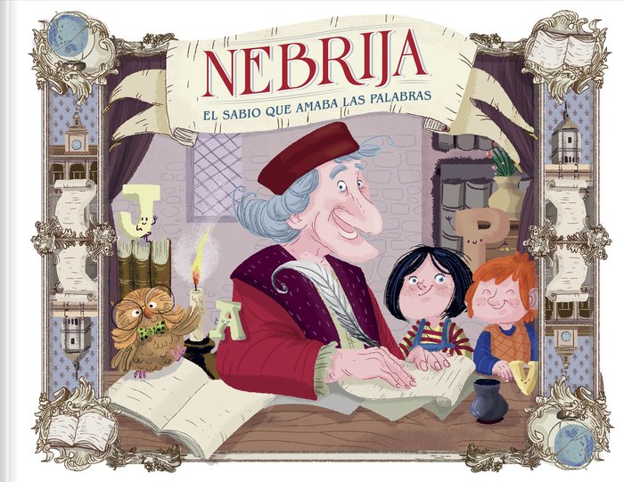Nebrija. El sabio que amaba las palabras, de AMO | portada del libro