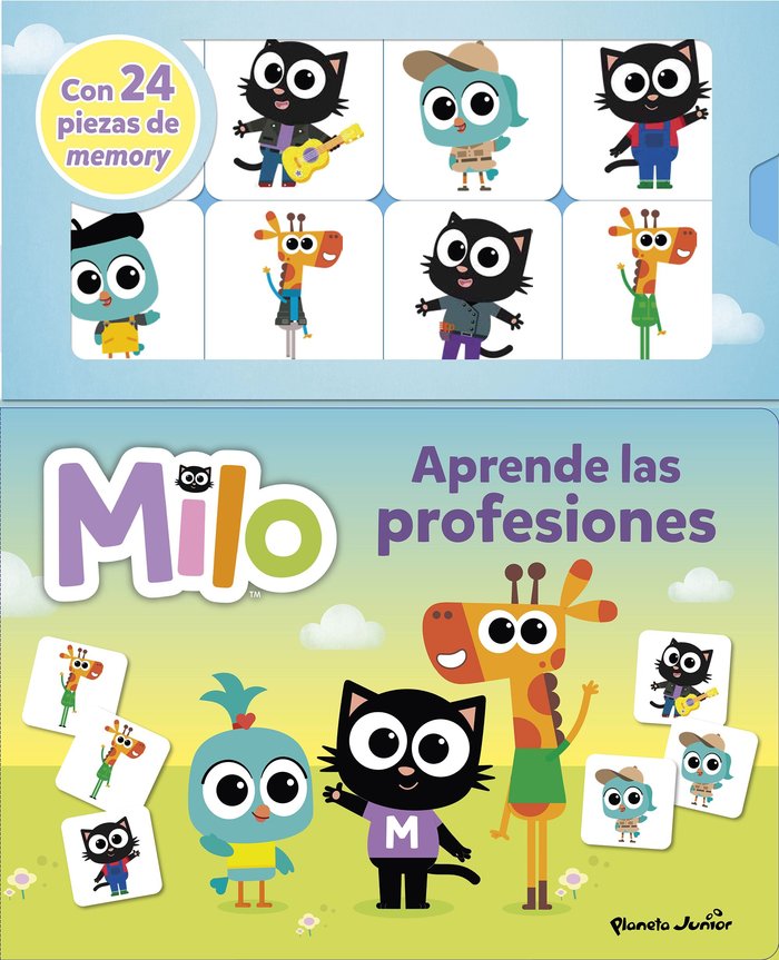MILO. APRENDE LAS PROFESIONES, de PLANETA JUNIOR, S.R.L. | portada del libro