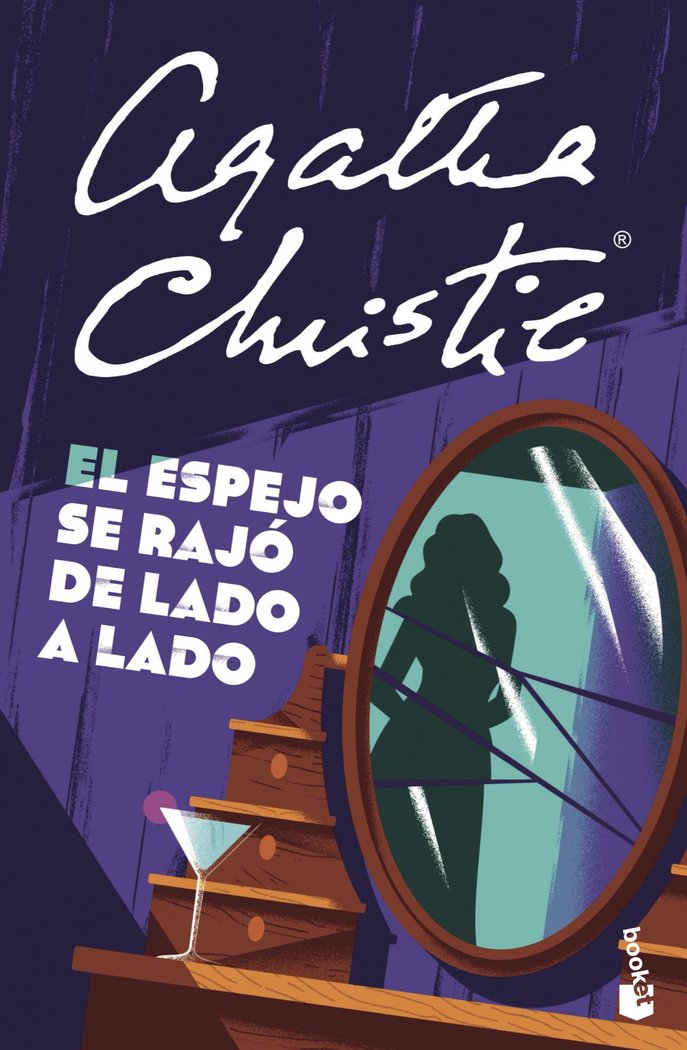 EL ESPEJO SE RAJO DE LADO A LADO, de AGATHA CHRISTIE | portada del libro