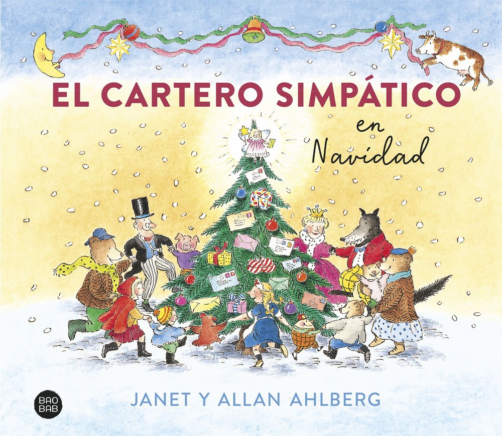 EL CARTERO SIMPATICO EN NAVIDAD, de ALLAN AHLBERG | portada del libro