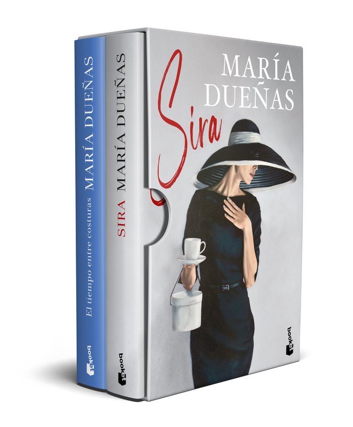 ESTUCHE EL TIEMPO ENTRE COSTURAS + SIRA, de MARIA DUEÑAS | portada del libro