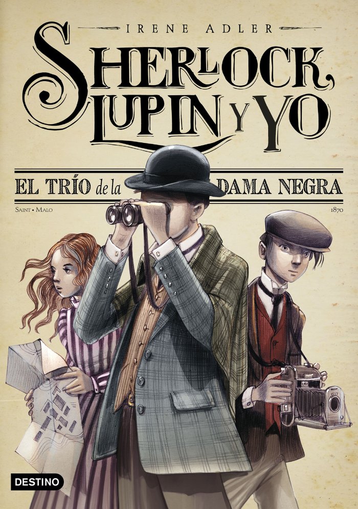 EL TRIO DE LA DAMA NEGRA. NUEVA PRESENTACION, de IRENE ADLER | portada del libro